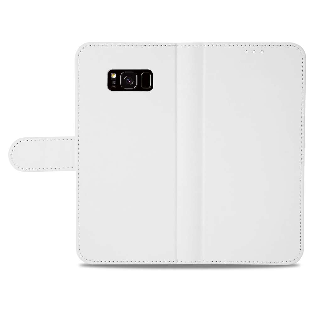 Samsung Galaxy S8 Telefoonhoesje Wit met Pasjeshouder