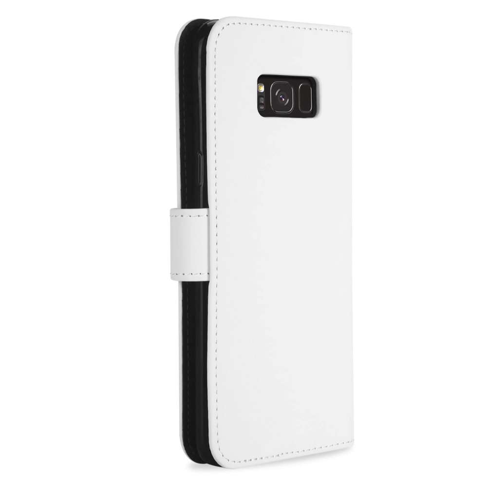 Samsung Galaxy S8 Telefoonhoesje Wit met Pasjeshouder